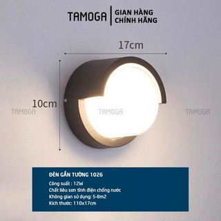 Đèn treo tường ngoài trời chống nước hình tròn TAMOGA TANKIA 1026