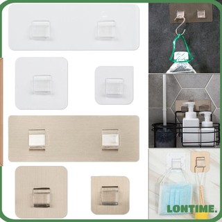 Self Adhesive Wall Hook Waterproof Non-perforated Sticky Hook Stick Hangers Bathroom Accessories