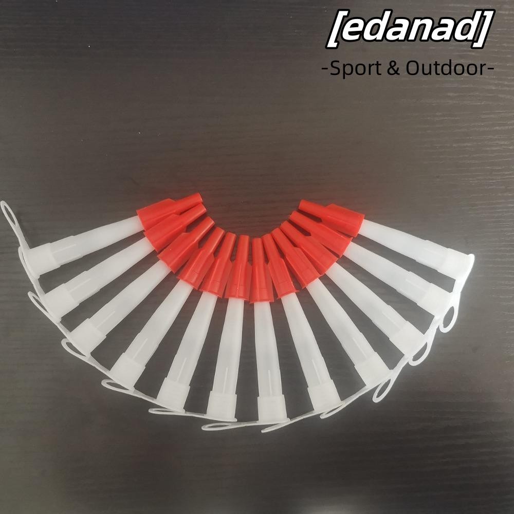 Edanad 12 Ống có nắp, Đầu chuyển đổi cong mềm và cứng màu đỏ 4,65 * 0,67 Inch, Dự án DIY