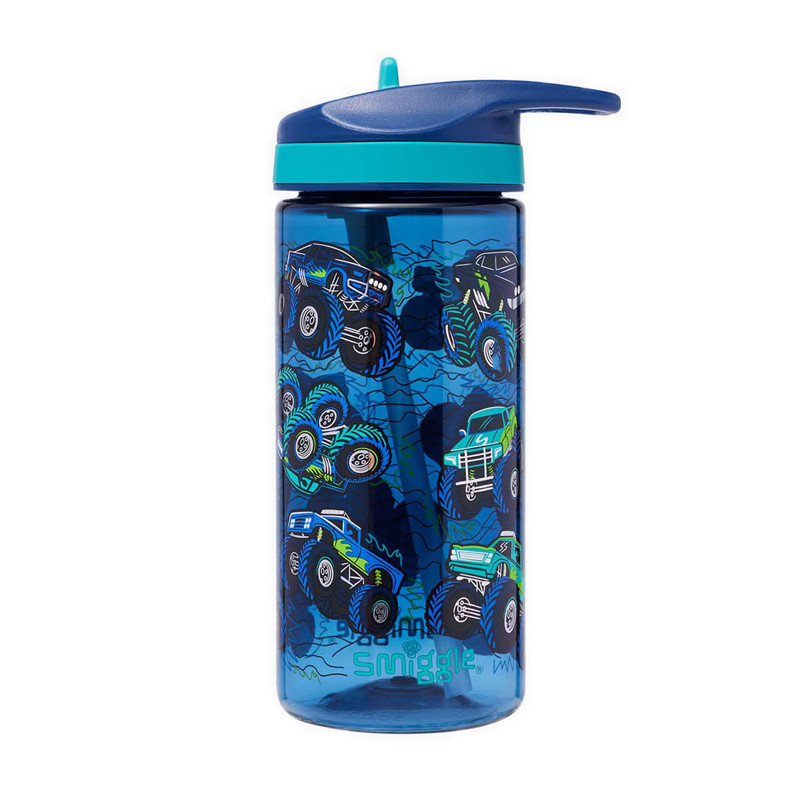 Bình Đựng Nước Smiggle Blast Off Junior Plastic 440Ml - IGL453151NAV