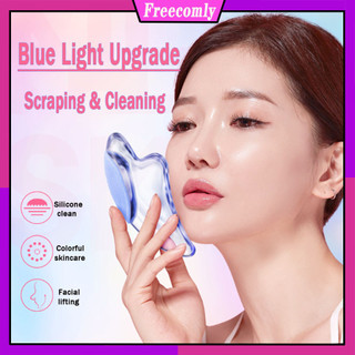 Mặt Gua Sha Ban Body SPA Đỏ Ánh Sáng Xanh Trị Liệu Cạo Massage Dụng Cụ Nâng Cơ Mặt Giảm Béo Chống Nhăn Làm Sạch Da Mặt Chăm Sóc Da Dụng Cụ Làm Đẹp