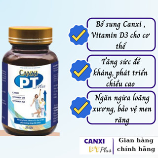 Viên Uống Tăng Chiều Cao cho mọi lứa tuổi - Canxi Ptplus