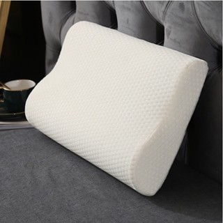 Gối nằm cao su Gợn sóng chống ngáy 30x50cm hỗ trợ chống đau mỏi vai gáy- GỐI NẰM CAO SU NHÂN TẠO