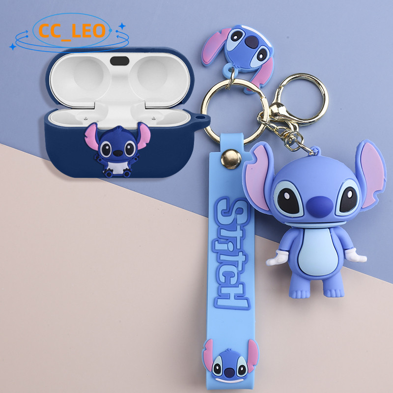 Case for Technics EAH-AZ100 Cartoon Keychain Silicone Soft Shell Technics EAH-AZ100 Shockproof Case 