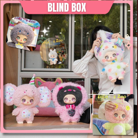 BlindBox Liila's Zoo 600% Hộp Mù Lucky Cat Dễ Thương Ngẫu Nhiên