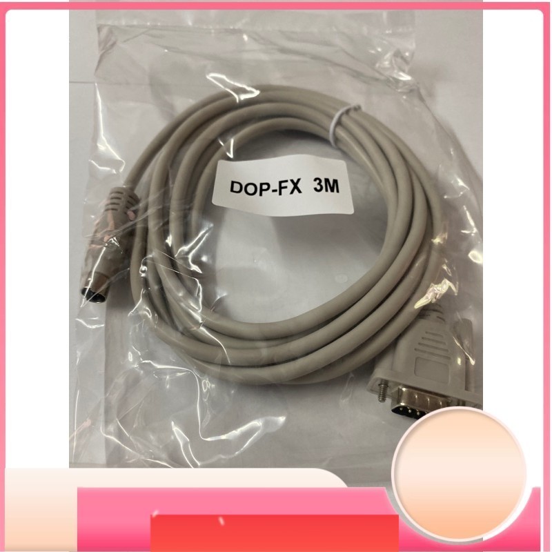Cáp Kết Nối HMI DELTA DOP-B/DOP | Màn Hình HMI DOP-107BV CV/DV | Kết Nối PLC Mitsubishi FX | Dài 3M/