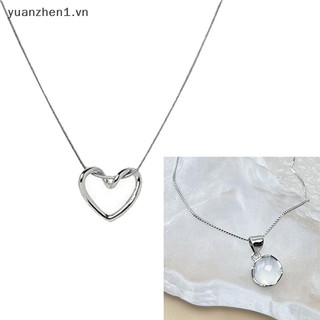 Vòng cổ mặt trái tim đính đá thời trang cho nữ