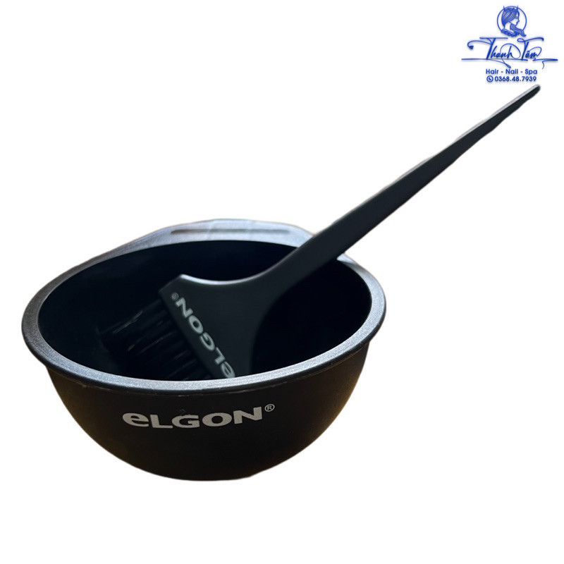 Combo chén thuốc, cọ nhuộm Elgon [ NEW ]