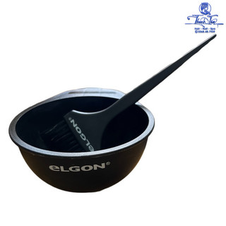 Combo chén thuốc, cọ nhuộm Elgon