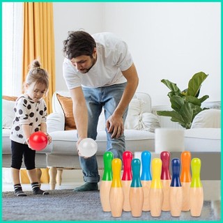 Bộ đồ chơi bowling mini bằng gỗ dành cho trẻ em