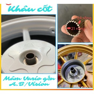 Khâu Cốt ( Ắc Gấp Mâm Vario Gắn AB/Vision )____Dành Cho A.E Đi Xe AB/Vision Lên Mâm Vario