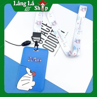 Dây Đeo Thẻ Học Sinh, Sinh Viên, Móc khóa Thẻ tên Đựng thẻ ATM, và các loại Card khác in hình Anime Manga Doraemon