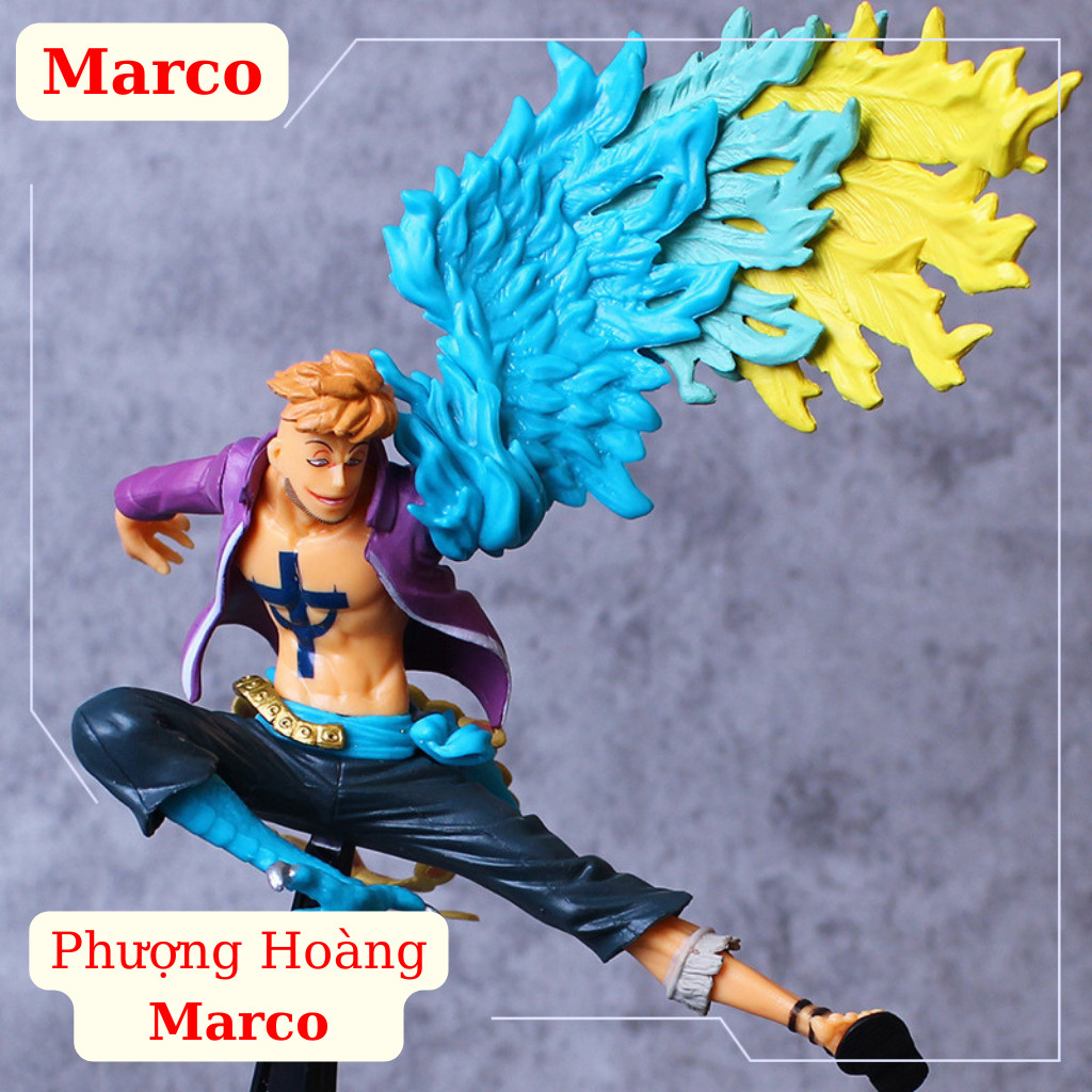 Mô Hình Phượng Hoàng Marco 23cm Mô hình One Piece Cao Cấp, Figure Mô Hình Anmie One Piece Luffy Vua Hải Tặc