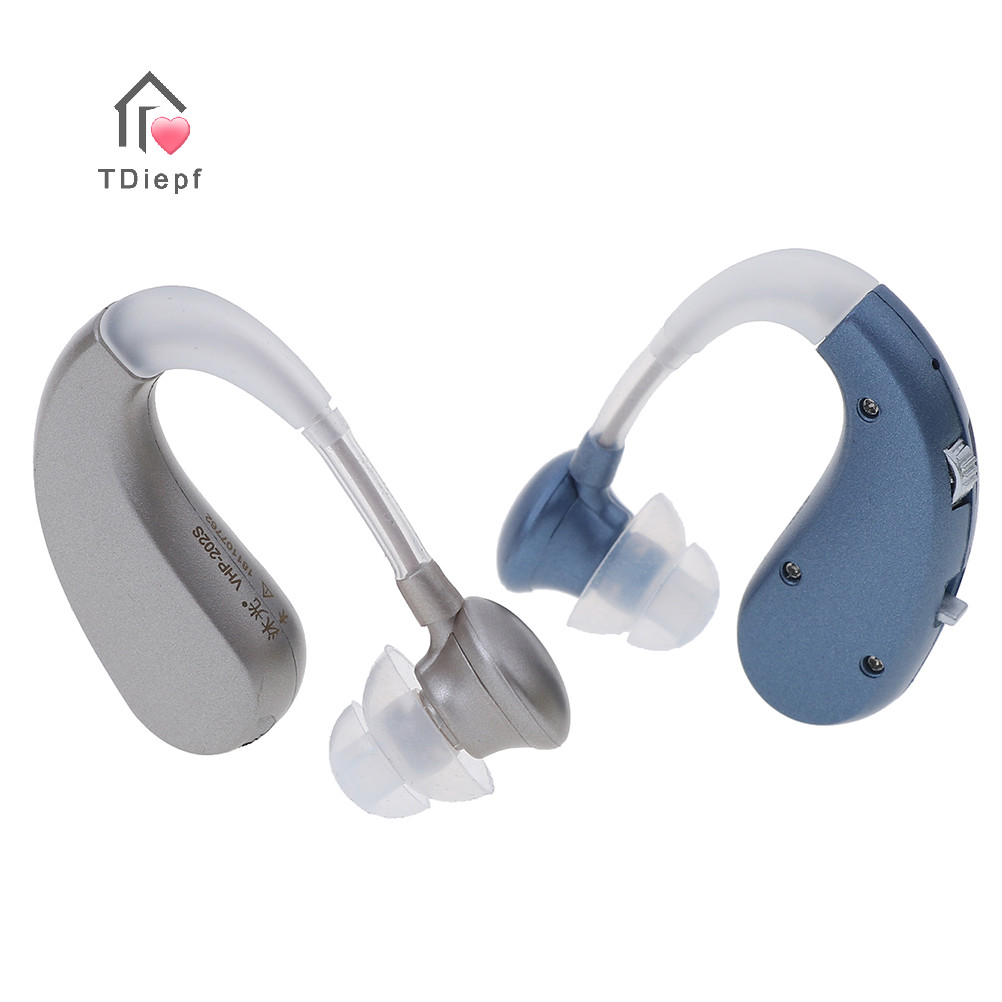 [Tdiepf] Máy trợ thính kỹ thuật số có thể sạc lại Mất nghiêm trọng Máy trợ thính BTE Quà tặng Podwer cao MỚI