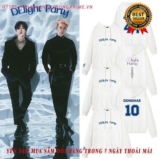 Kpop Super Junior D & E DElight Party Lee DongHae EunHyuk Nam / Nữ Áo Hoodie Thiết Kế Viện Trợ Quần Áo Cùng Áo Top
