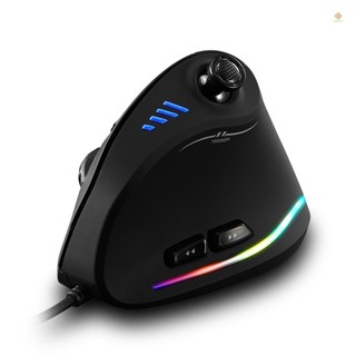 Zelotes c-18 chuột chơi game có dây dọc 11 nút lập trình có thể điều chỉnh động cơ laser 10000dpi dây đèn rgb 128kb bộ nhớ trên bo mạch