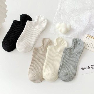 Nông Miệng Vô Hình Tất Trẻ Em Thuyền Tất Chống Trơn Trượt Và Không Rơi Gót Silicon Ngắn Tất Nam Tất cotton Thoáng Khí