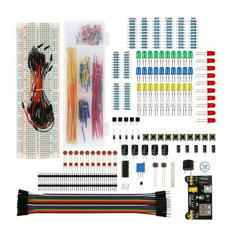 Bộ khởi động điện tử TREA DIY 830 lỗ Breadboard cho bộ học tập điện tử