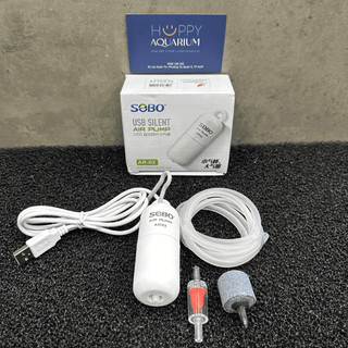 Sủi oxy usb sobo ar-02 | sủi oxy usb cho hồ cá cảnh