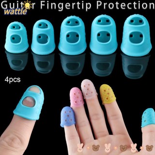 Bộ 4 Miếng Bảo Vệ Ngón Tay Chống Trượt Bằng Silicone 6 Màu Sắc Lựa Chọn Xs/S/M/L/Xl