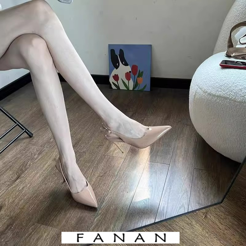 FANAN Giày Cao Gót nữ Mũi Nhọn giày nữ GIÀY SANDAL Siêu nhẹ Màu sắc đa dạng Đa dạng Êm ái FSX2430G4V 14Z240401