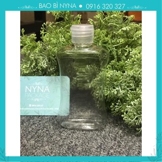 Chai trong dẹp 100ml nắp bật p20