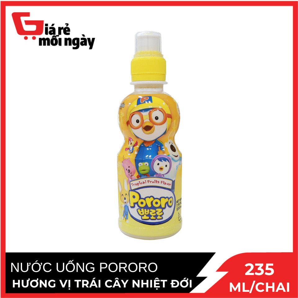 Nước uống Pororo hương vị trái cây nhiệt đới 235ml