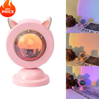 Đèn hoàng hôn LED có thể điều chỉnh màu cho phòng ngủ Đèn chiếu cầu vồng SUNSET LAMP mini