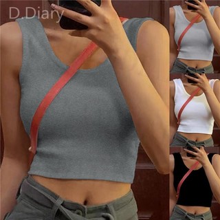 Áo croptop hai dây hở lưng gợi cảm cho nữ