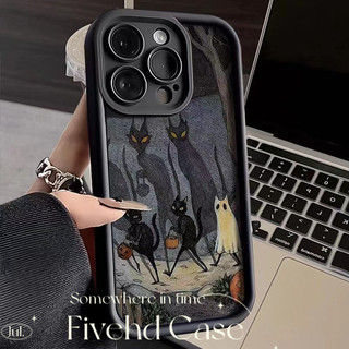 Dành Cho Samsung A05 A05s A54 A13 A04S A14 A12 A03S A50 A50s A32 A23 A24 A30s A33 A53 A54 A11 A10s A21s A30 A20s A02s A20s Ốp Điện Thoại Cặp Đôi Mèo Khủng Bố Silicon Mềm