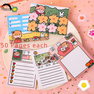 Creative Sticky Notes Self-Adhesive Focus Memo Notepad Memo Writtingaper