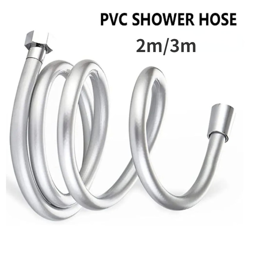 2 / 3M PVC Cầm Tay Đầu Vòi Đa Năng Linh Hoạt Chống Quanh Co Chống Cháy Nổ Ống Nước Phòng Tắm Vòi Ống Nối Dài