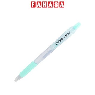Bút bi claro arrow 0.5 mm - mực xanh - thân bút màu xanh mint