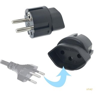 Ở lại bộ chuyển đổi nguồn di động châu âu pháp đức du lịch cắm adapter thụy sĩ sang châu âu cắm adapter ổ cắm connecto