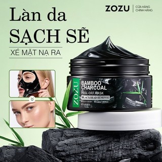 Mặt nạ than tre lột mụn đầu đen ZOZU giúp làm sạch sâu thu nhỏ lỗ chân lông hạn chế mụn cám kiểm soát dầu cho da