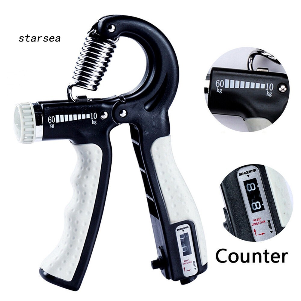 Kìm Bóp Tay, Kìm Tập Cơ Tay, Dụng Cụ Tập Gym Tại Nhà Điều Chỉnh Lực Có Đếm 10-60kg (TQT)