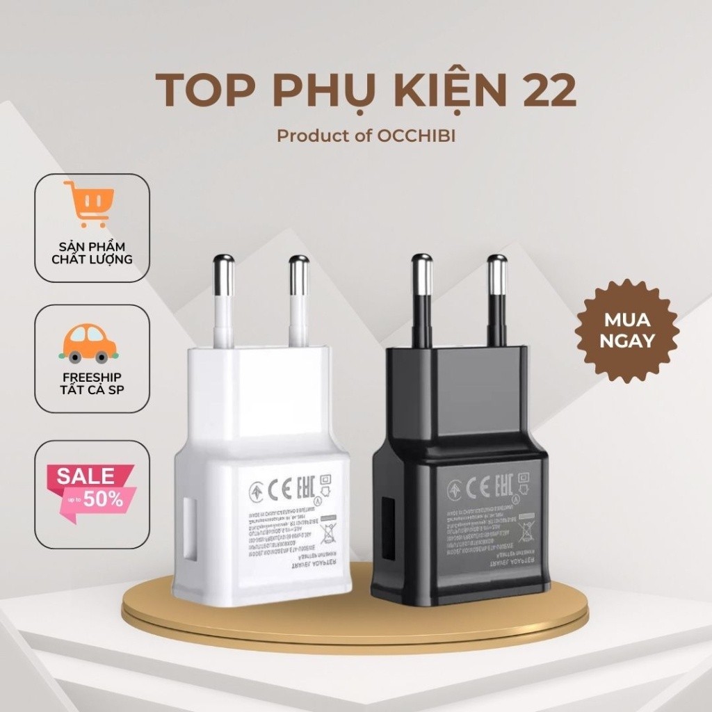 Củ Sạc Nhanh USB - Micro dành cho Sam.sung,Oppo,Huawei,...