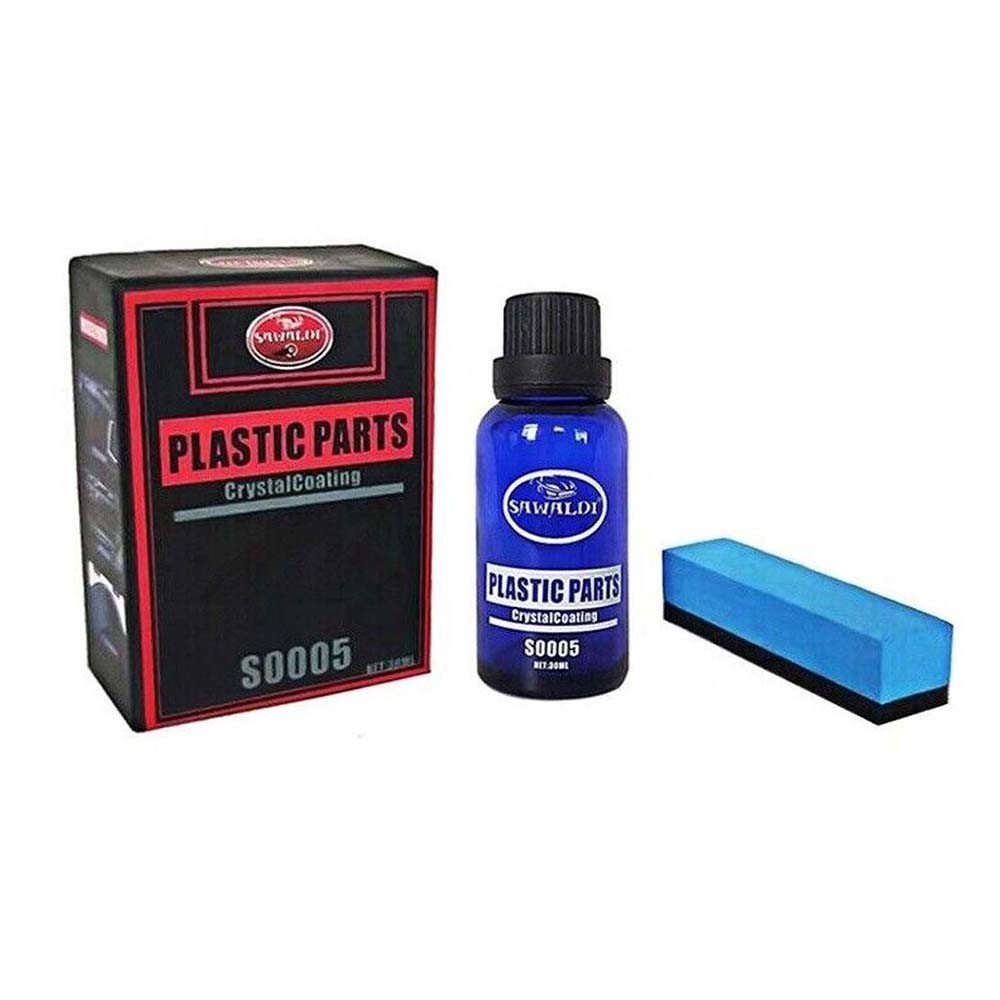 Car polish compound plastic coating black dashboard automotive crystal restorer