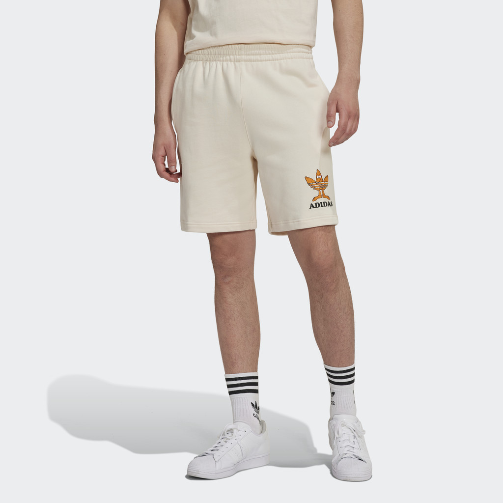 Adidas Phong cách sống Quần Short Graphic Fun Nam trắng HM2486
