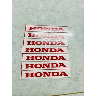 Tem honda đỏ zin dán mão chắn gió sh ý 2009 2010 2011