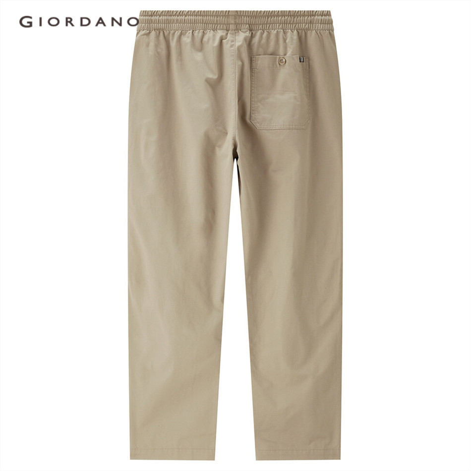 Quần dài GIORDANO 01123064 chất thun cotton nhẹ cho nam