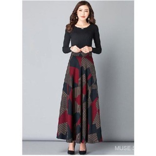 Phụ Nữ Thoáng Mát Cao Cấp Dài Phong Cách Mới Co Giãn Thân Thiện Với Da Váy In Hình Váy Dài Mùa Hè Váy Nửa Chiều Dài Hoa Mùa Hè Phong Cách Dài Phiên Bản Hàn Quốc Xuân Thu Hợp Thời Trang Ôm Hơn Nhìn a-Line 202