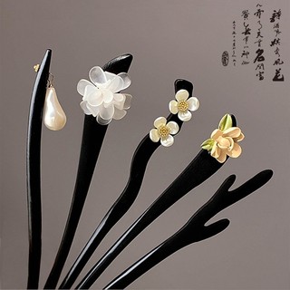 Taduo cổ đen zen gỗ kẹp tóc mới phong cách trung hoa kẹp tóc sang trọng phụ kiện tóc nữ phụ kiện thời trang