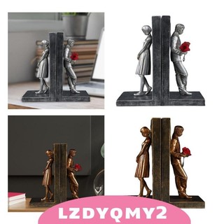 Bookends trang trí, Trang trí giá đỡ sách hạng nặng, Đầu sách hình tượng bằng nhựa, Nút chặn sách cho kệ, Văn phòng, Phòng ngủ, Món quà tuyệt vời cho những người yêu sách