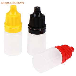 50 Chai nhỏ giọt rỗng bằng nhựa PET 5ML Lọ nước trong suốt mắt dạng lỏng