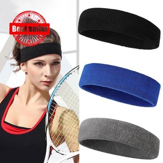 Băng Đô Tập Yoga Co Giãn Tập Gym Mồ Hôi Băng Đô Dành Cho Nam Nữ Ẩm Nhám Thể Thao Cotton E6W2