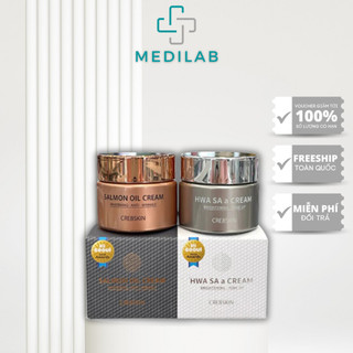 Kem Dưỡng Trắng Da Chiết Xuất Cá Hồi Salmon Oil Cream Cre8Skin Mini Ban Ngày/ Ban Đêm