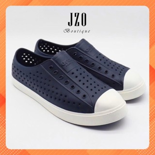 [Chính hãng] Giày nhựa lỗ nam nữ đi mưa đi biển Urban Footprint D2001 siêu nhẹ, chống nước - Xanh đế trắng