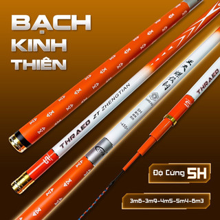 Cần Câu Tay Bạch Kinh Thiên 5H -28i chính hãng tặng kèm ngọn, trục câu đài giá rẻ
