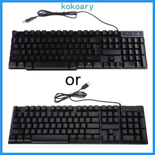 Bàn phím cơ chơi game có dây USB 104 phím cảm giác cơ học